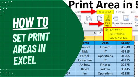 how to set print area excel and explore the significance of effective data visualization in business presentations