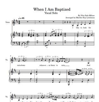 When I Am Baptized Sheet Music and the Journey of Spiritual Harmony